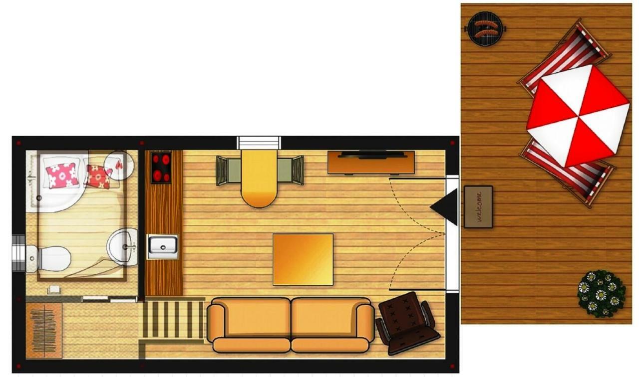 Tiny House Olivia Appartement Liptovský Hrádok Buitenkant foto
